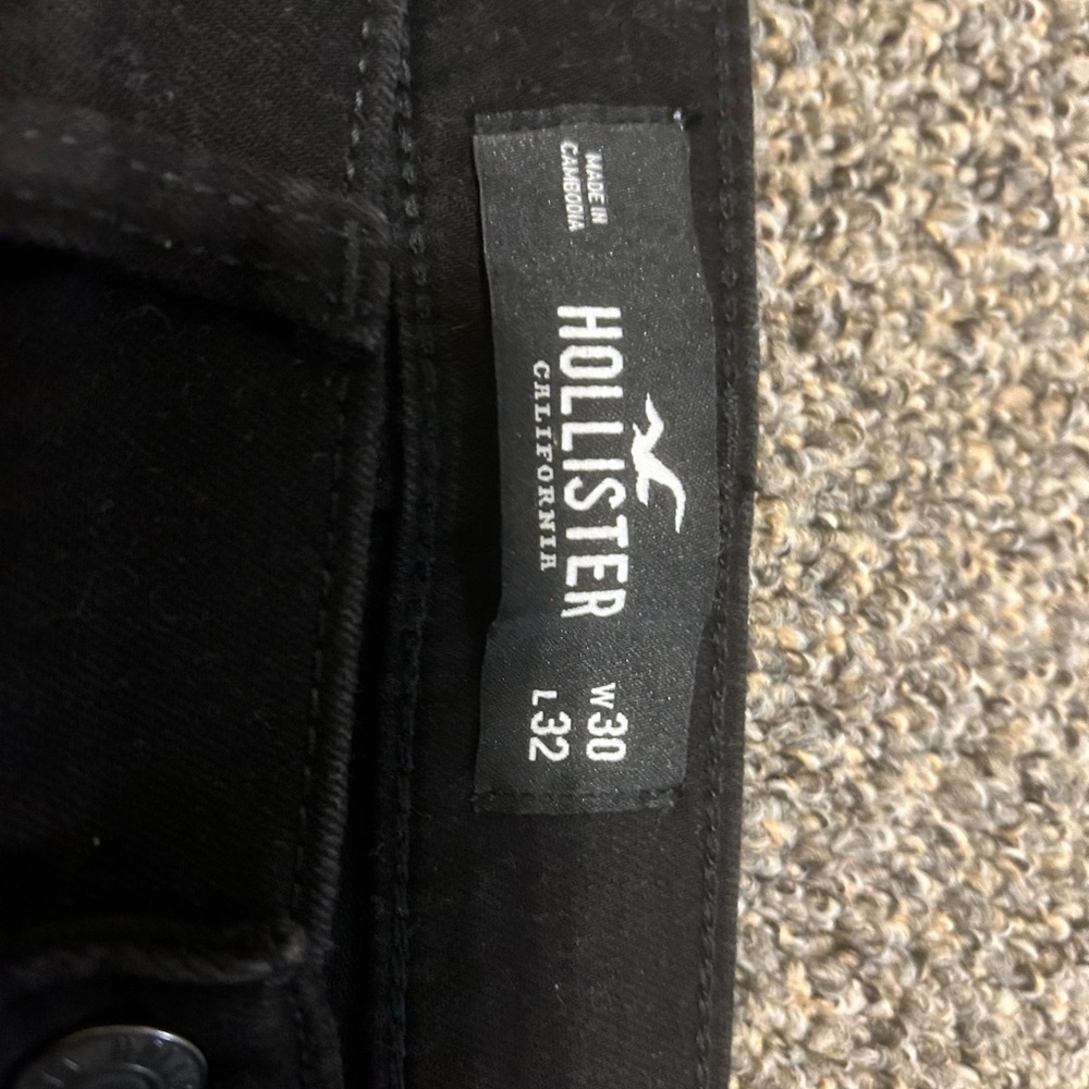 Hollister Black Relaxed Jeans